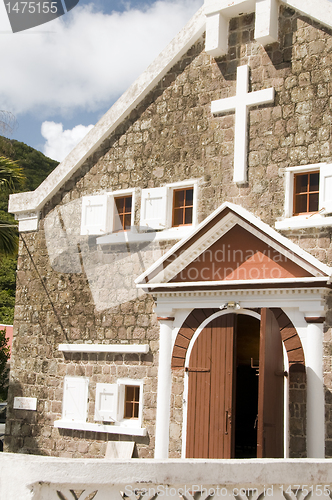 Image of Sacred Heart Church The Bottom Saba  Netherlands Antilles