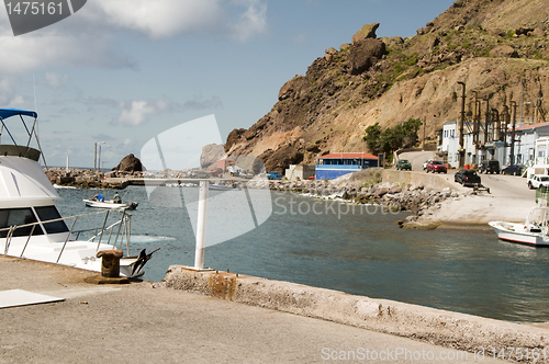 Image of Fort Bay Harbor The Bottom Saba Dutch Netherlands  Antilles