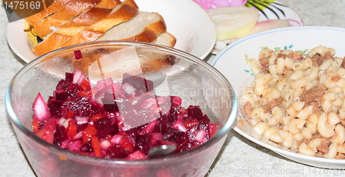 Image of food on the table