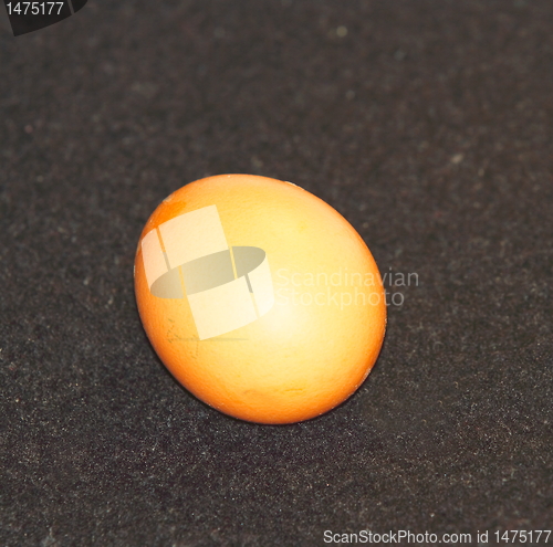 Image of egg on a black background