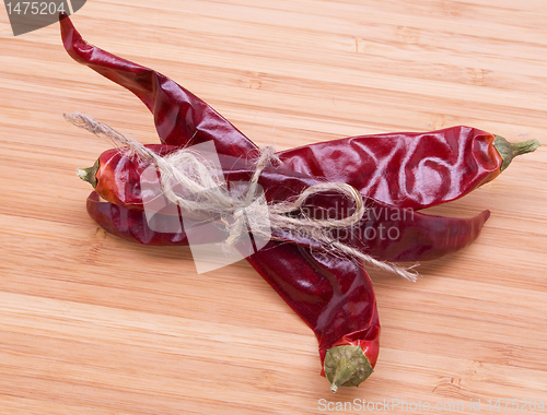 Image of Colorful red peppers 