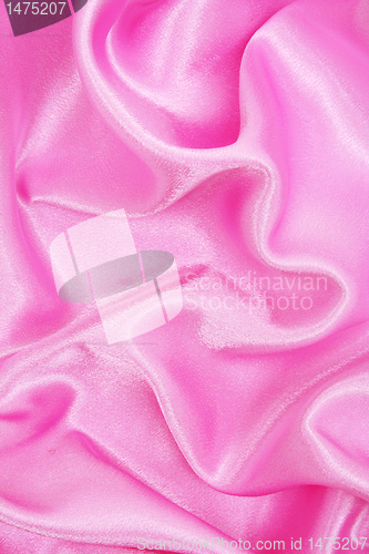Image of Smooth elegant pink silk