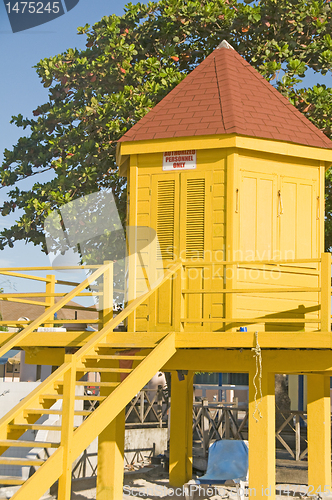 Image of lifeguard station Dover Beach St. Lawrence Gap Barbados