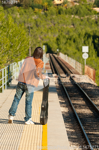 Image of Waiting for the train