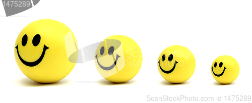 Image of smiling yellow balls