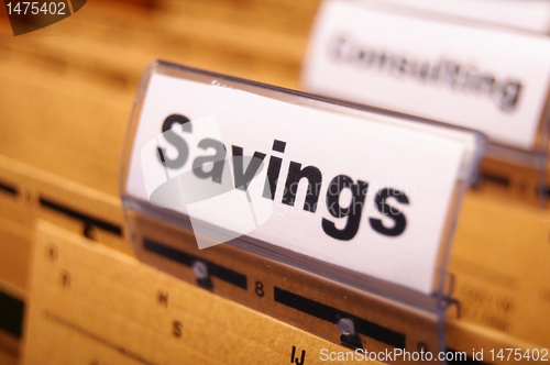 Image of savings