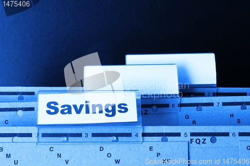 Image of savings