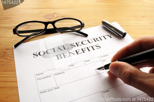 Image of social security benefits