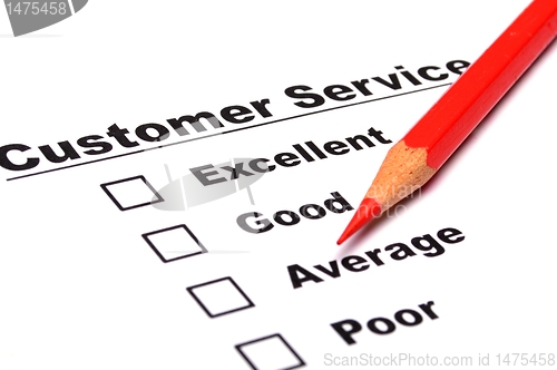 Image of customer survey