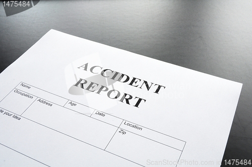 Image of accidebt report