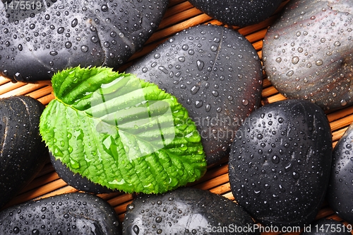 Image of zen or spa stones