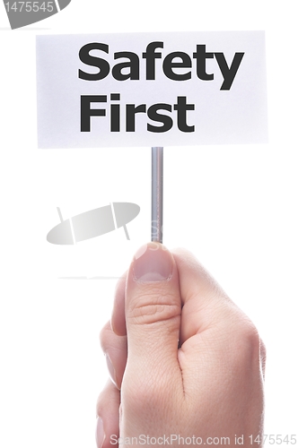 Image of safety first