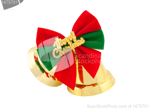 Image of Christmas bells and bows 