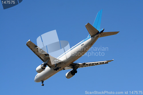 Image of Plane landing or flying away