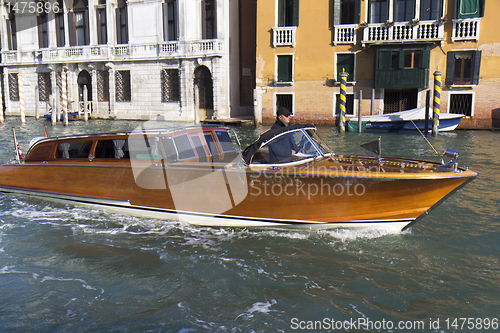 Image of Water taxi in Venice