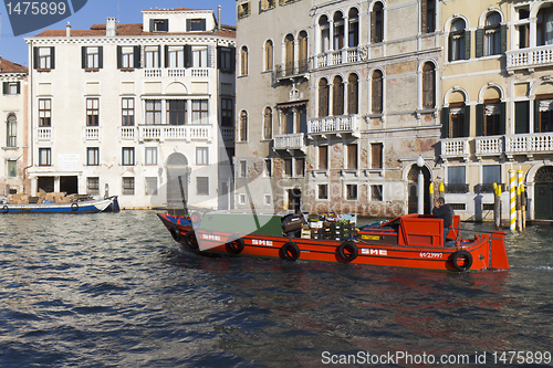 Image of Barge in Venice