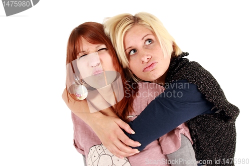 Image of thinking friends