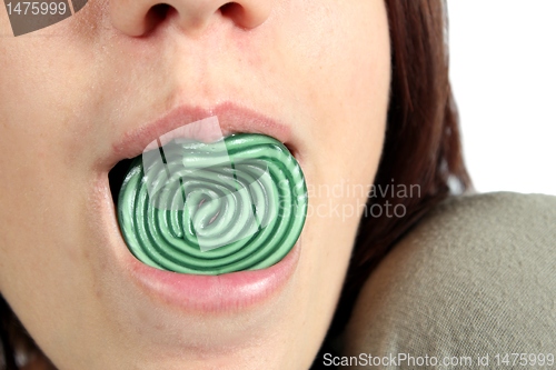 Image of girl with sweets