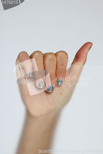 Image of creepy hand