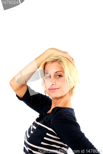 Image of posing girl