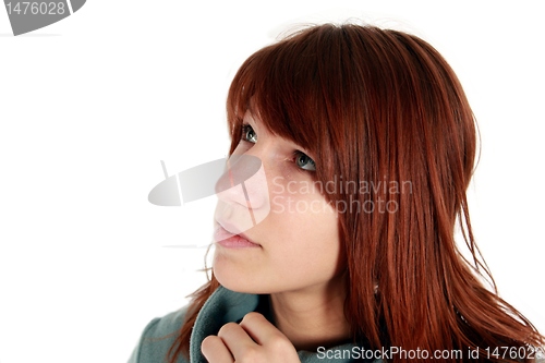 Image of thinking girl