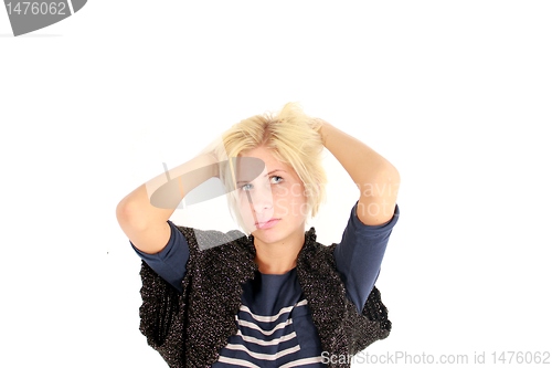 Image of thinking girl