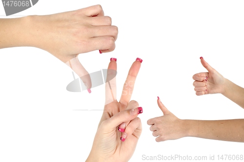Image of nail hand gestures