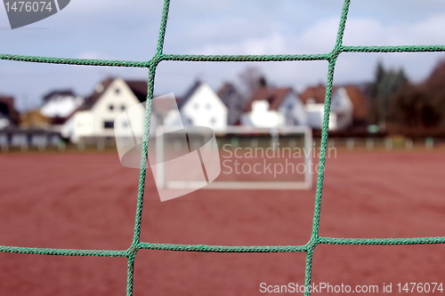 Image of football goal