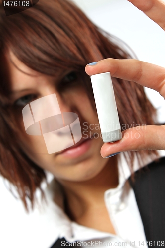 Image of girl with battery
