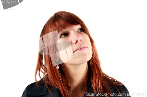 Image of thinking girl