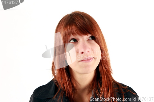 Image of thinking girl