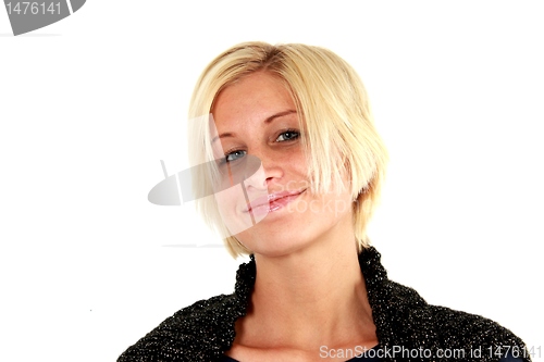 Image of smiling blond girl