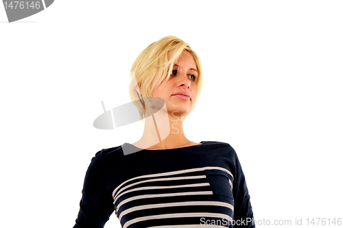 Image of posing girl