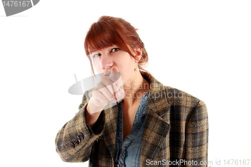 Image of girl pointing at something