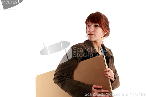 Image of postal carrier girl