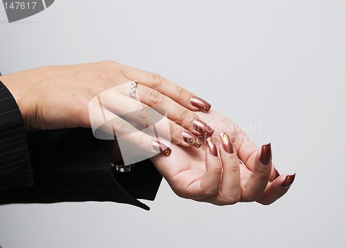 Image of Hads with manicure