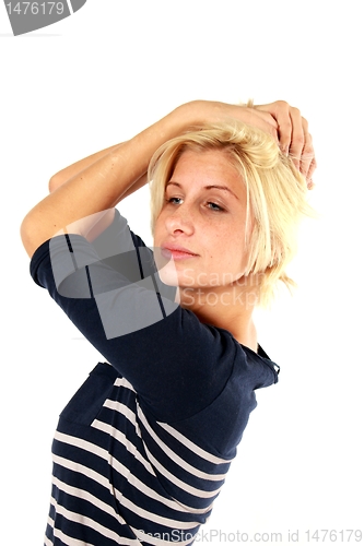 Image of posing girl