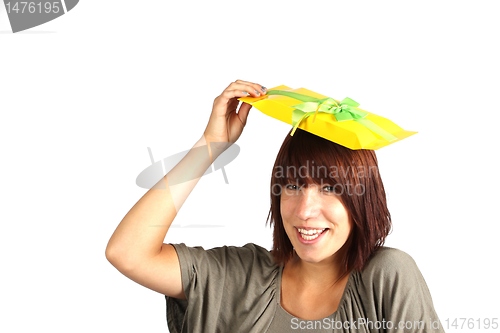 Image of girl with present