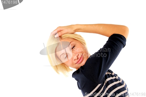 Image of posing girl