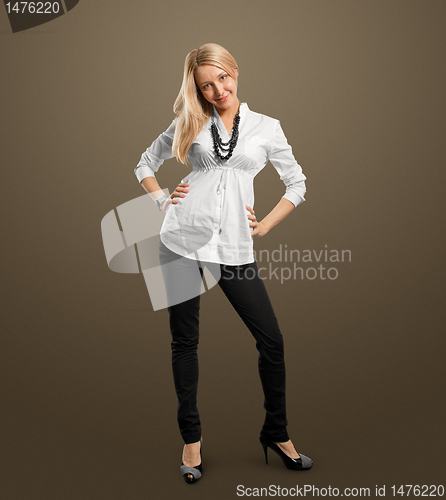 Image of young businesswoman