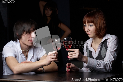 Image of Couple in cafe