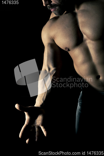 Image of bodybuilding man