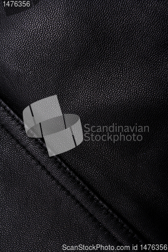 Image of Black leather texture as background 