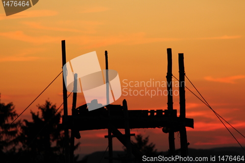 Image of kids camp evening