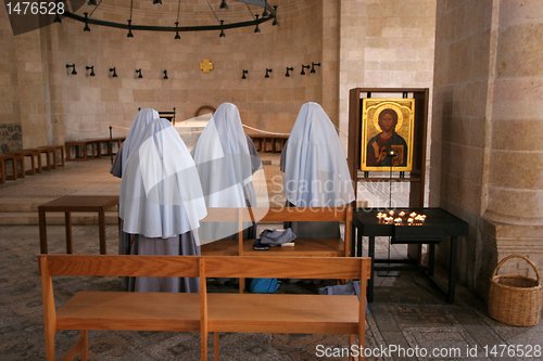 Image of Praying nuns