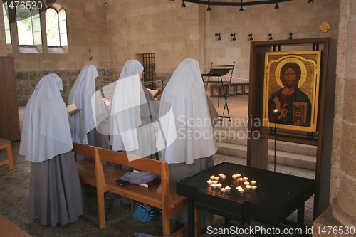 Image of Praying nuns