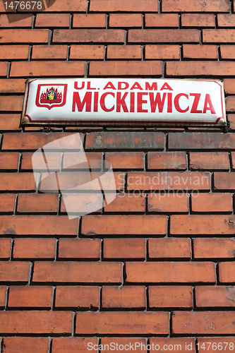 Image of Street of Adam Mickiewicz