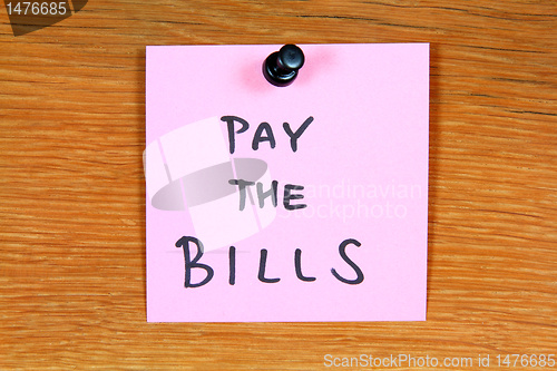 Image of Pay the bills