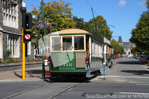 Image of Christchurch tram