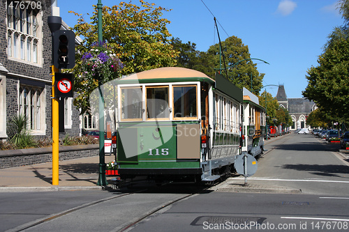 Image of Christchurch tram